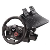 Волан с педали  Logitech Driving Force GT за PC и PS3, черен