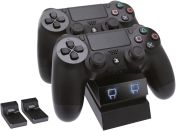 Черна зарядна станция VENOM за 2 броя контролери Dualshock 4.