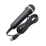 Универсален жичен USB микрофон Rock Band / Guitar Hero Microphone, черен
