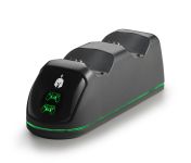 Зарядна станция SPARTAN GEAR за 2 Dualshock 4 контролера, черна