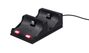 Зарядна станция TRUST GXT235 за 2 Dualshock 4 контролера, черна