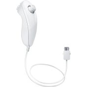 Съвместим с Nintendo Wii Nunchuk - White / Бял /