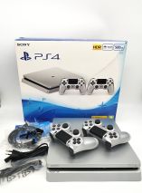 PlayStation 4 Slim 500GB Silver + допълнителен Dualshock 4 Silver контролер