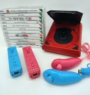 Пълен Комплект Nintendo Wii Mini за двама с над 100 игри.