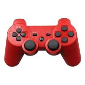 Съвместим безжичен контролер за SONY Playstation 3 PS3 Red - червен