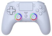 Безжичен контролер Subsonic - LED, Бял (PS4/PC)
