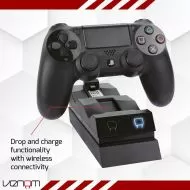 Зарядна станция VENOM за 2 броя контролери Dualshock 4, черна