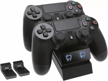 Зарядна станция VENOM за 2 броя контролери Dualshock 4, черна