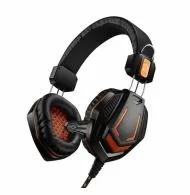 CANYON headset Fobos GH-3A Black Orange жични слушалки