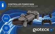 Gioteck Black Controller Power Skin