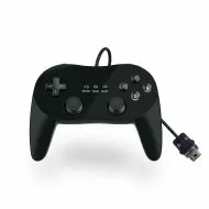 Съвместим Wii Classic PRO Controller, черен