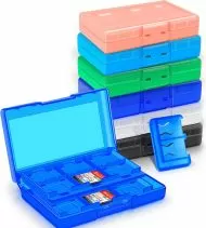 Nintendo Switch Game Card Case, бял/прозрачен