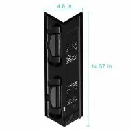 Вертикална стойка за PS4 Slim CUH-2XXX с охлаждане, зарядно за контролери и 2 портов USB хъб