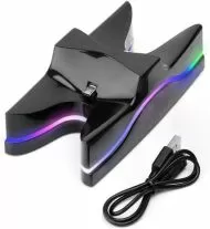 Зарядна станция за 2 Dualshock 4 контролера, черна