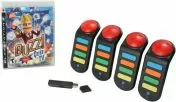 Комплект PS3 безжични Buzz! Buzzers + игра Buzz! Quiz TV [PS3]