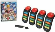 Комплект PS3 безжични Buzz! Buzzers + игра Buzz! Quiz TV [PS3]