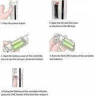 Комплект съвместими Wii U Remote 2in1 + Wii U Nunchuck Rose / розов /