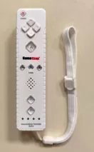 2 in 1 Game Stop Motion Plus Remote Controller за Nintendo Wii / WiiU - White / Бял /