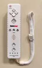 2 in 1 Game Stop Motion Plus Remote Controller за Nintendo Wii / WiiU - White / Бял /