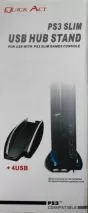 Вертикална стойка за PS3 с подсветка и 4 портов USB хъб