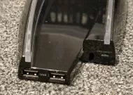 Вертикална стойка за PS3 с подсветка и 4 портов USB хъб