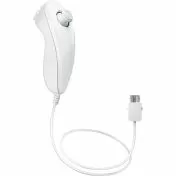 Съвместим с Nintendo Wii Nunchuk - White / Бял /