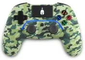 Безжичен контролер Spartan Gear Aspis 4 Green Camo PS4/PC
