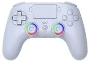 Безжичен контролер Subsonic - LED, Бял (PS4/PC)