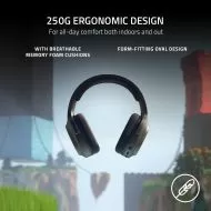 Безжични геймърски слушалки Razer Barracuda X 2021, 7.1, Черен