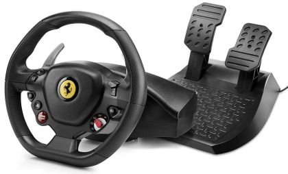 Волан с педали Thrustmaster T80 Ferrari 488 GTB за PS5 / PS4 / PC