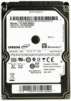 Хард диск SAMSUNG 320GB, 2.5