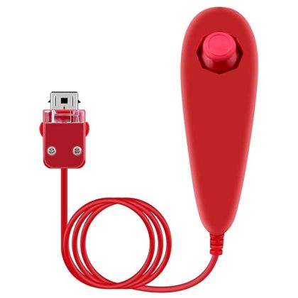 Съвместим с Nintendo Wii Nunchuk - Red / Червен /