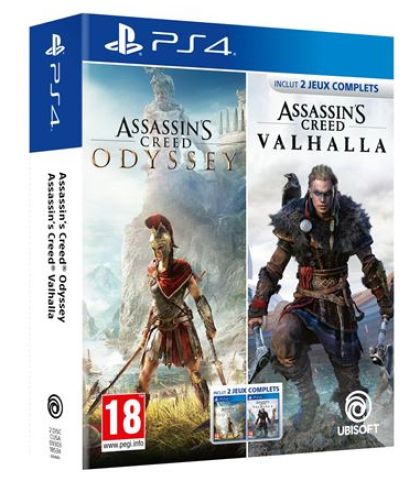 Assassin's Creed Odyssey + Valhalla Double Pack [PS4]