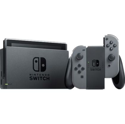 Nintendo Switch - Gray 32 GB + калъф + НОВ протектор 