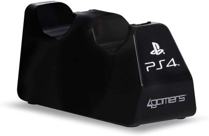 Стойка за 2 Dualshock 4 контролера, черна