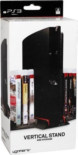 Вертикална стойка за PS3 Slim с място за 6 игри