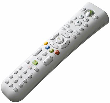 Universal Xbox 360 Media Remote Control дистанционно, бяло