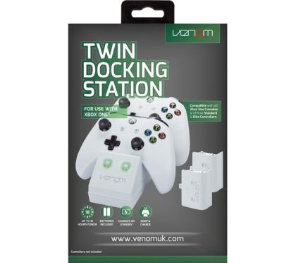 Зарядна станция VENOM за 2 Xbox One контролера + 2 батерии с капацитет 700 mAh
