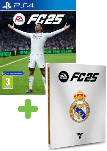 EA Sports FC 25 + метална кутия REAL MADRID [PS4]