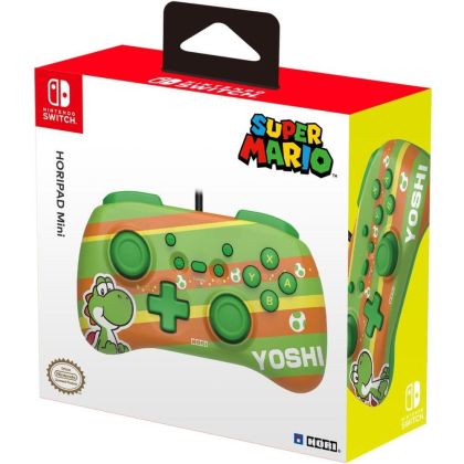 Контролер HORI - Horipad - Mini, Yoshi (Nintendo Switch/OLED/Lite)