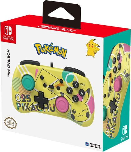 Контролер HORI - Horipad - Mini, Pikachu (Nintendo Switch/OLED/Lite)