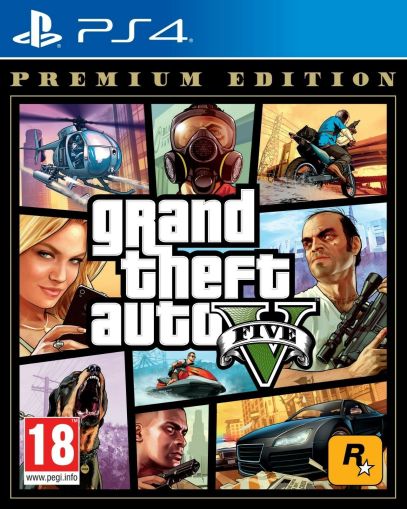 Grand Theft Auto V GTA 5 Premium Edition [PS4] / повредена опаковка при транспорт /
