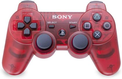 Реновиран SONY DualShock 3 Crystal Red - Прозрачно червен