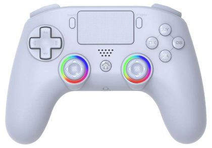 Безжичен контролер Subsonic - LED, Бял (PS4/PC)