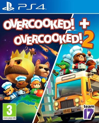 Overcooked Double Pack (Overcooked! + Overcooked! 2) [PS4]