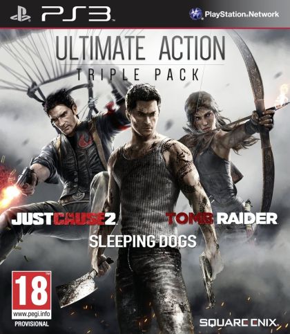 Ultimate Action Triple Pack - Tomb Raider 2013; Just Cause 2; Sleeping Dogs [PS3]