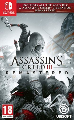 Assassin's Creed III Remastered + All Solo DLC & Assassin's Creed Liberation [Nintendo Switch]