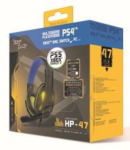 SteelPlay HP47 жични слушалки с микрофон (PS4/MULTI)
