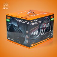 Волан с 3 педала и скорости SUZUKA Elit3 NEXT за PC / PS4 / PS5 / Xbox X|S / Xbox ONE, черен