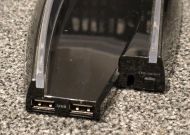 Вертикална стойка за PS3 с подсветка и 4 портов USB хъб